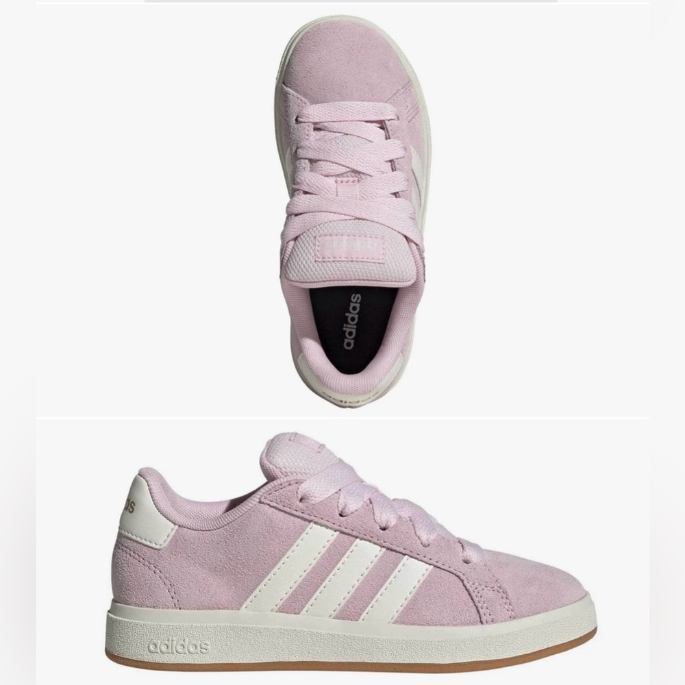 Adidas Girls’ Sneakers – Size 3.5 - Picture 2 of 13